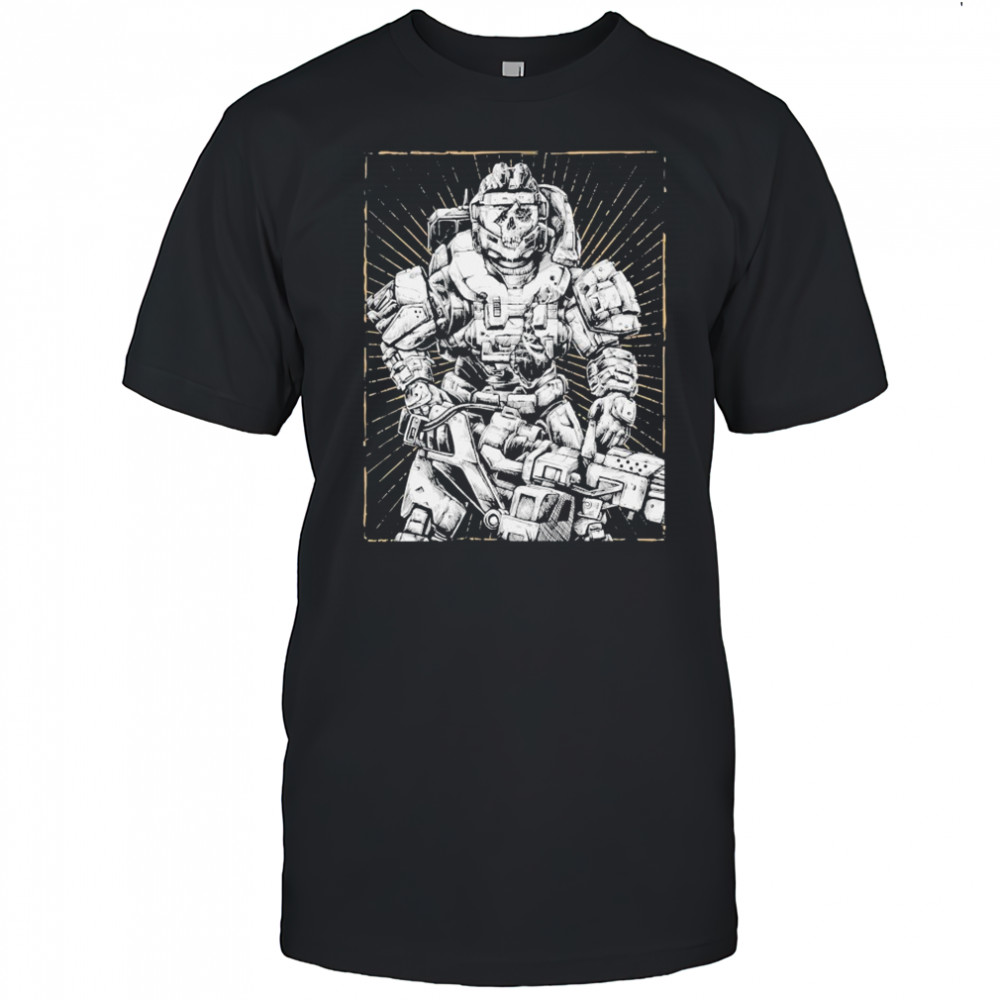 Walking Tank Threat Llama T-shirt