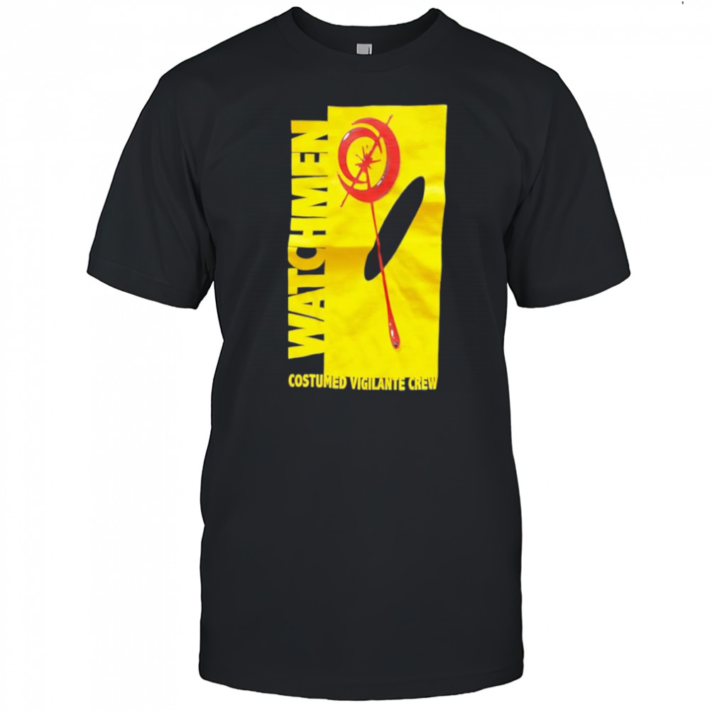 Watchmen costumed vigilante crew shirt