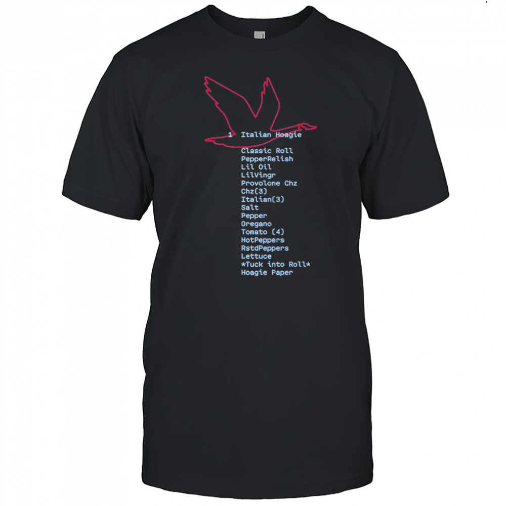 Wawa Italian Hoagie Order T-shirt