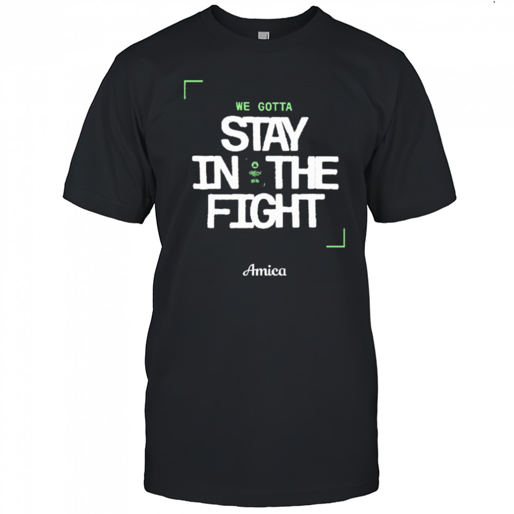 We Gotta Stay In The Fight Amica Boston Celtics t-shirt