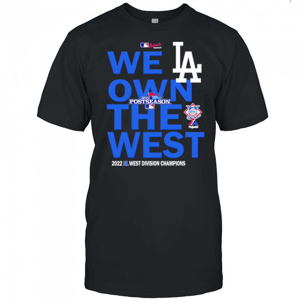 We own the west Dodger Champions West Division shirt