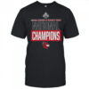 Wesleyan Cardinals 2025 NCAA Division III Women’s Tennis National Champions T-Shirt