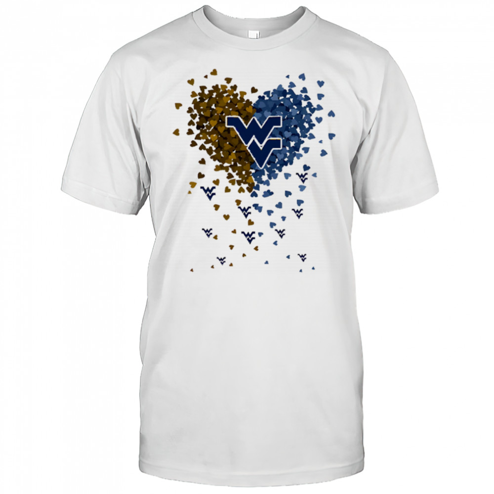 West Virginia mountaineers heart explosion shirt