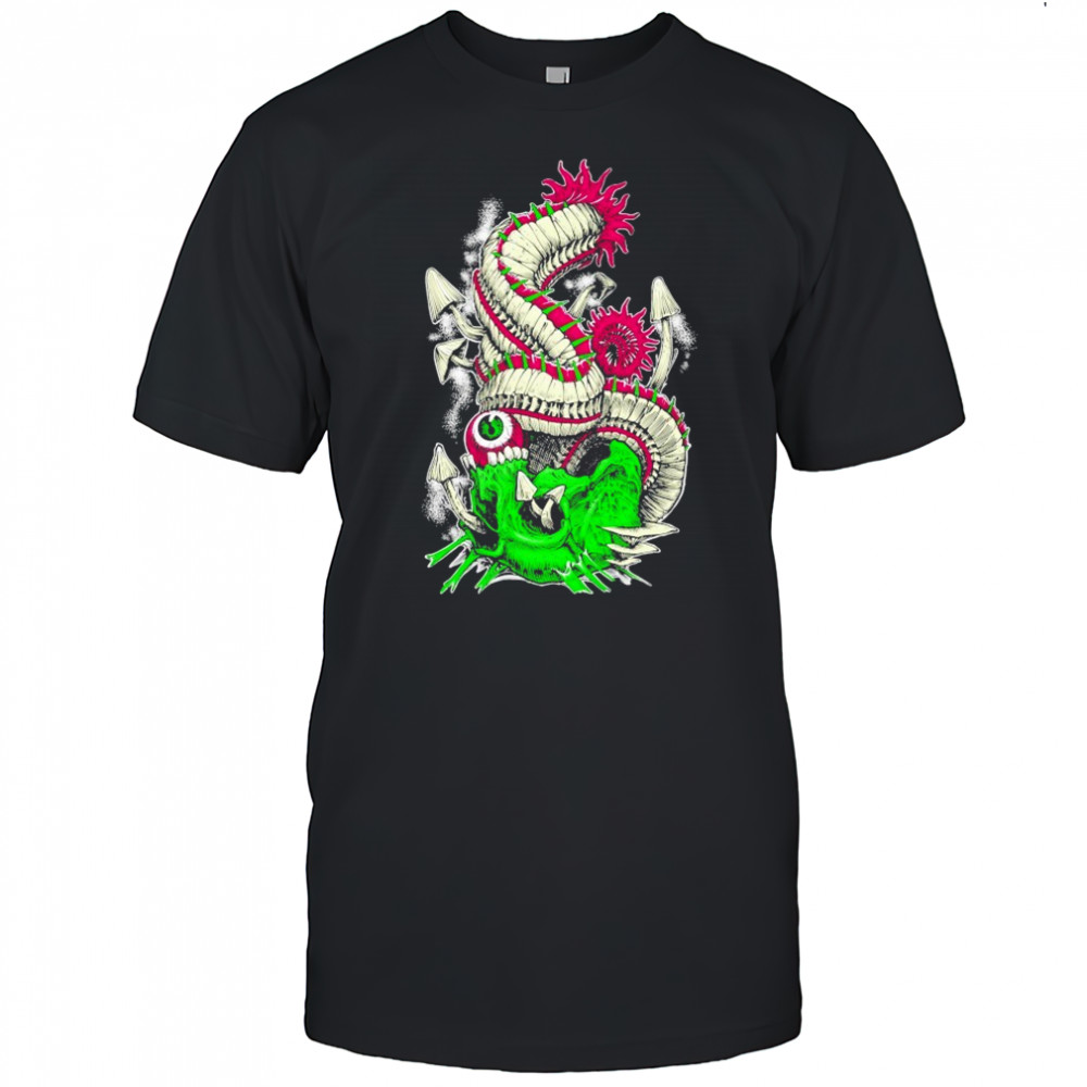 Wharflurch Psychedelic Skull T-shirt