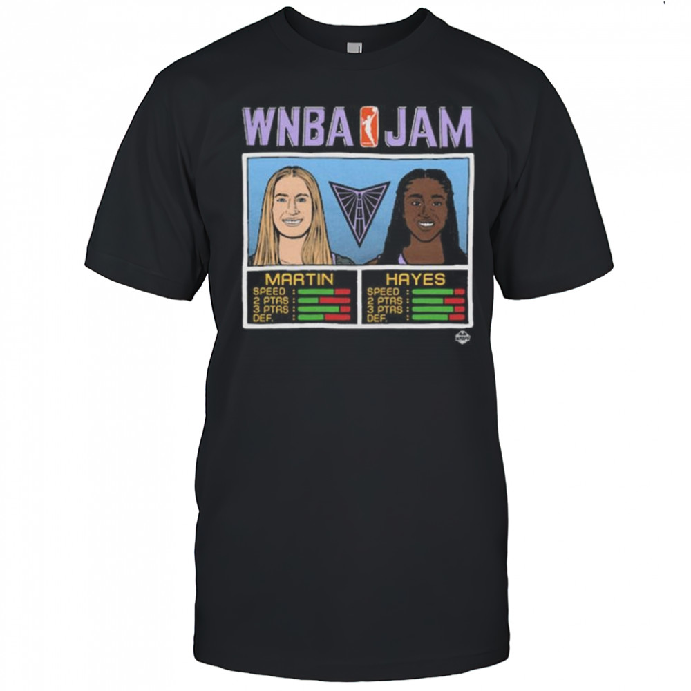 WNBA Jam Valkyries Martin And Hayes Shirt