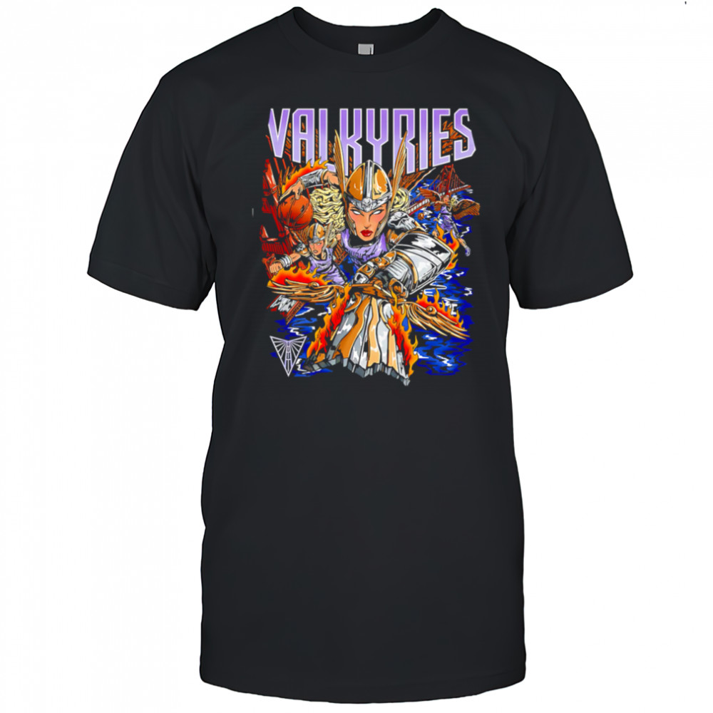 Wnba Valkyries female warrior shirt