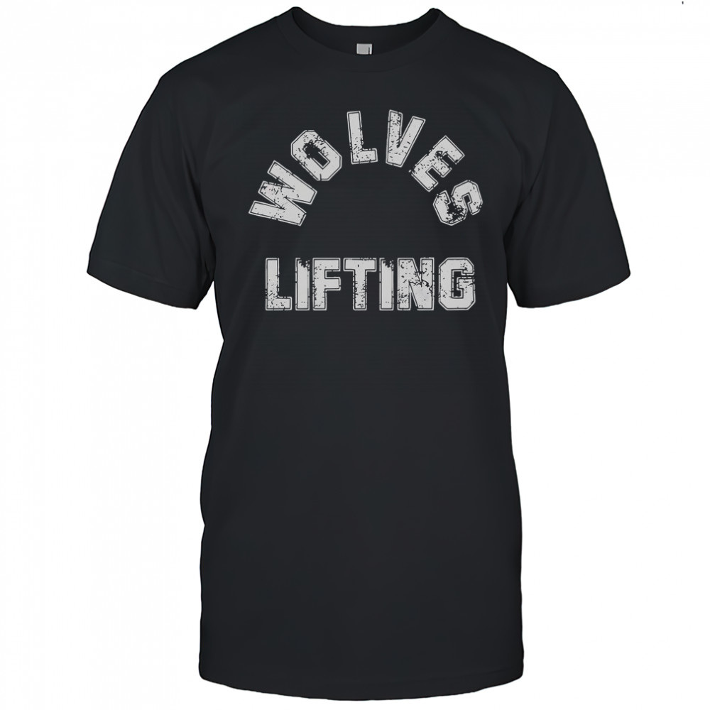 Wolves Lifting Retro T-Shirt