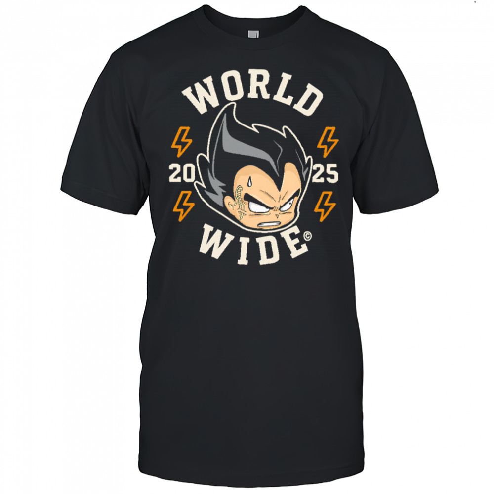 World Wide Vegeta 2025 shirt