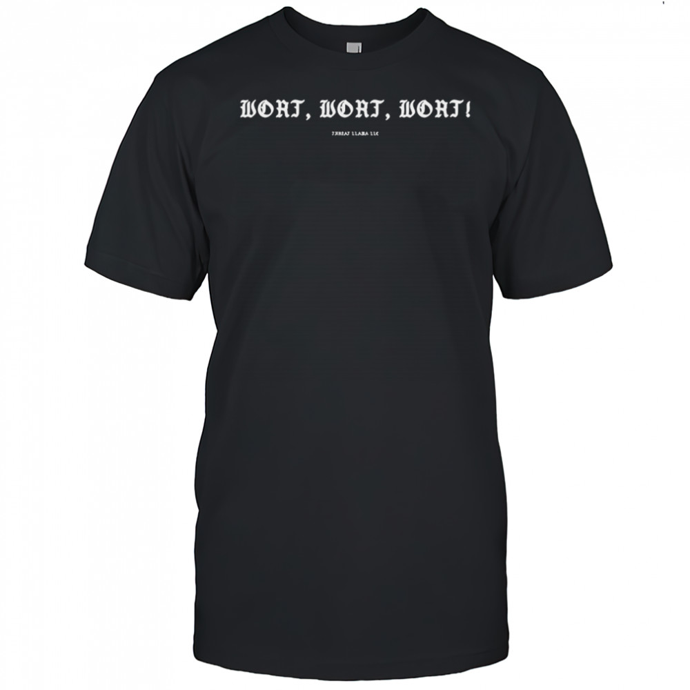 Wort Wort Wort Threat Llama T-shirt