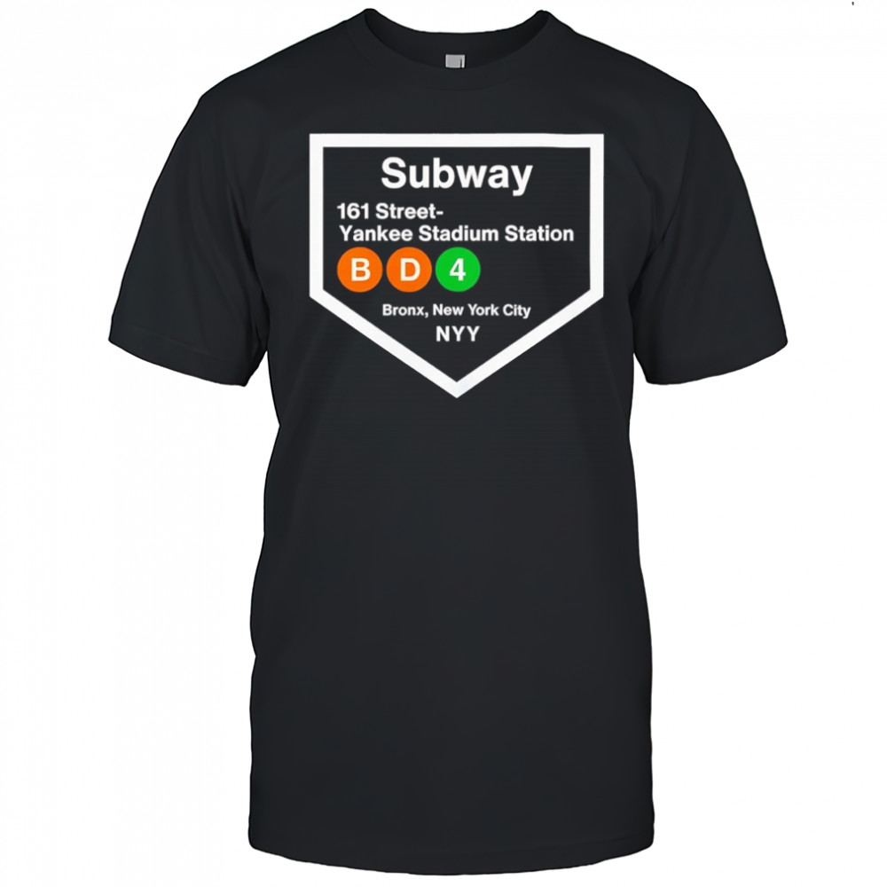 Yankee Stadium Subway Stop shirt