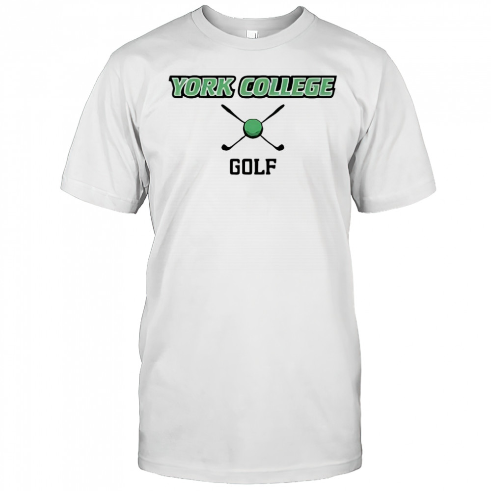 York college golf shirt