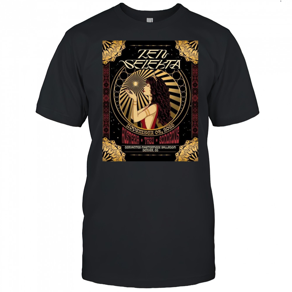 Zen Selekta At Cervantes Masterpiece Ballroom Denver CO November 8 2025 Shirt
