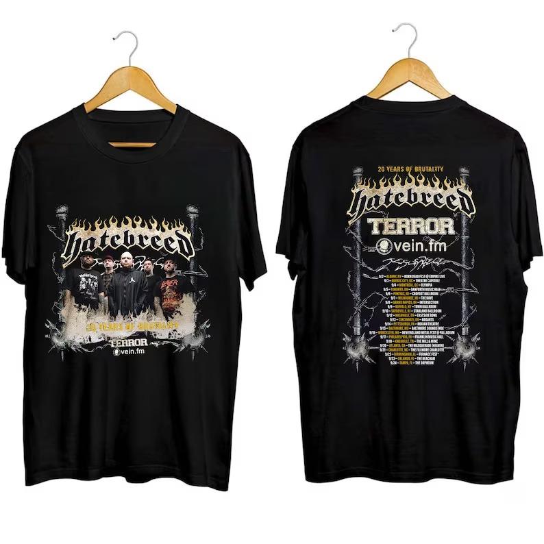 20 Years Of Brutality Tour Hatebreed Short-Sleeve T-Shirt