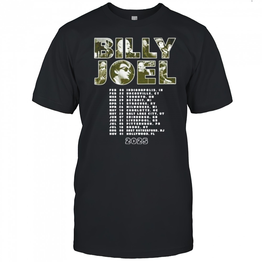 2025 Billy Joel Live In Concert Shirt