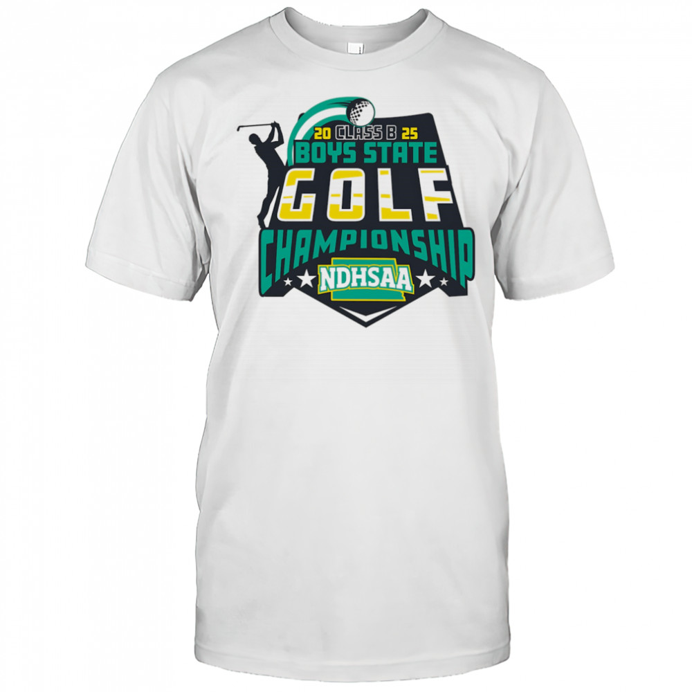 2025 NDHSAA Class B Boys Golf Championship shirt