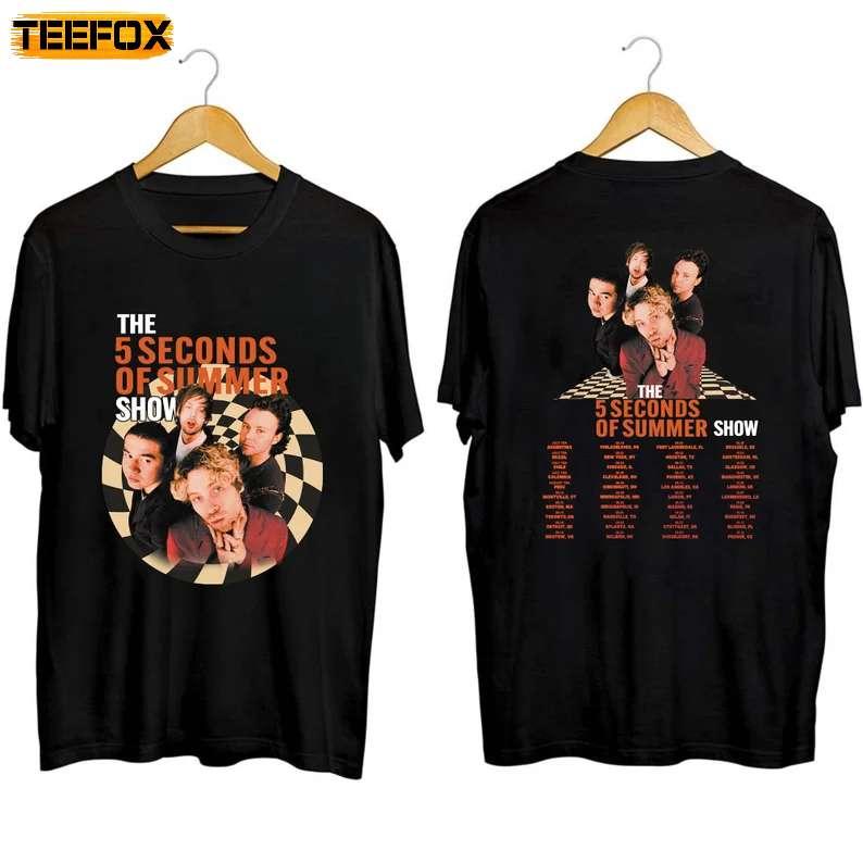 5 Seconds Of Summer 5SOS World Tour 2023-2024 Short-Sleeve T-Shirt