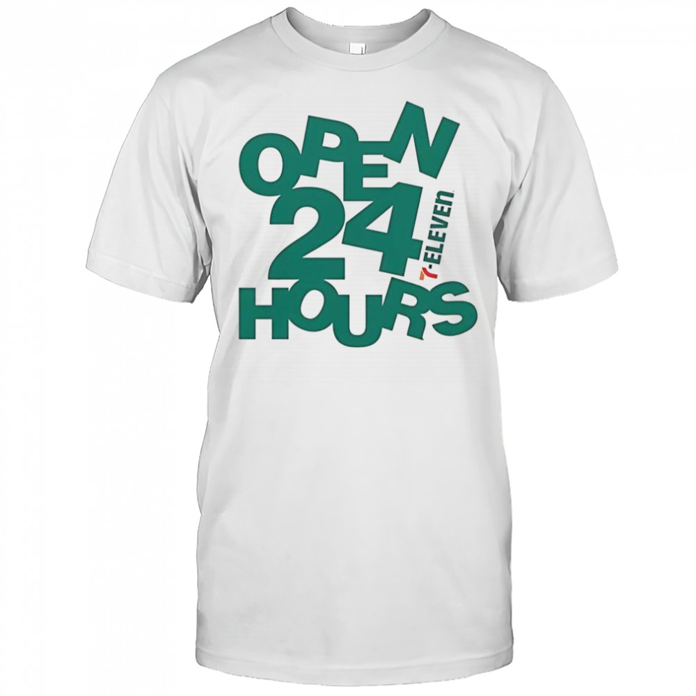 7 Eleven Open 24 Hours Abstract T-Shirt
