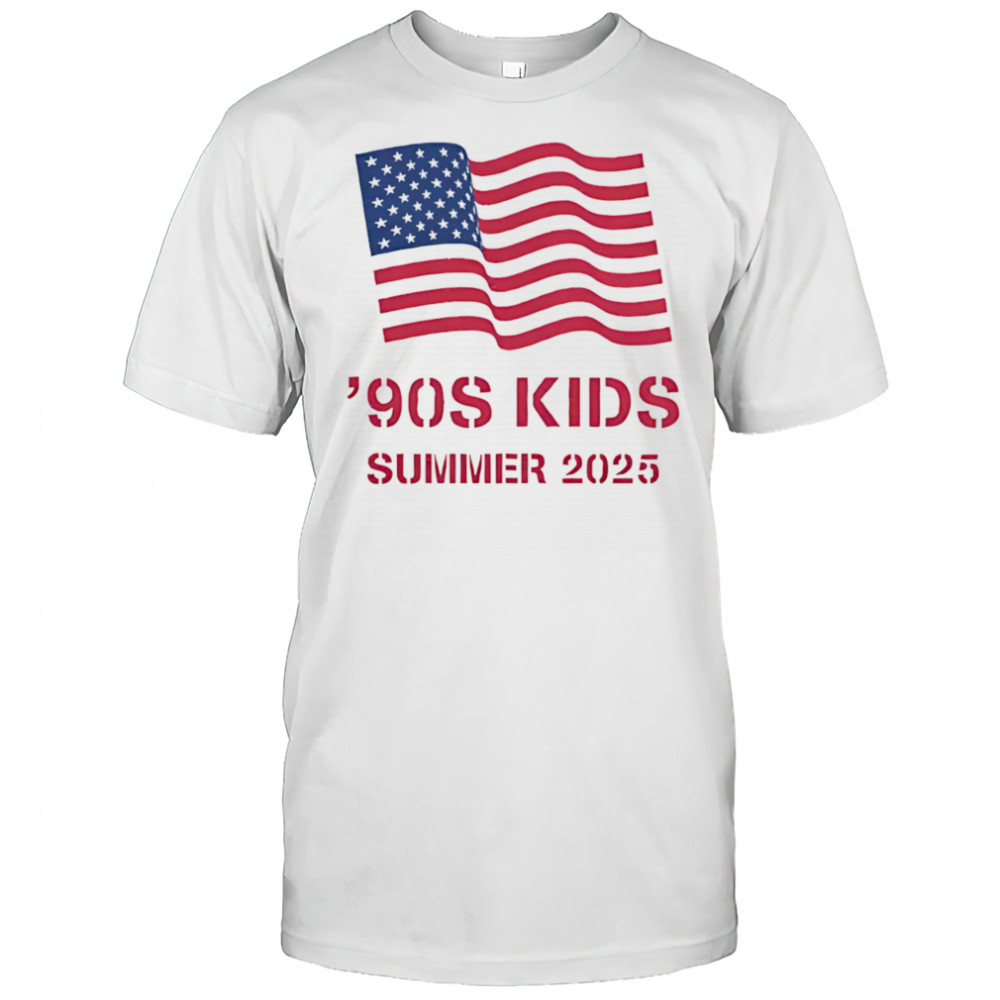 90s kids summer 2025 shirt
