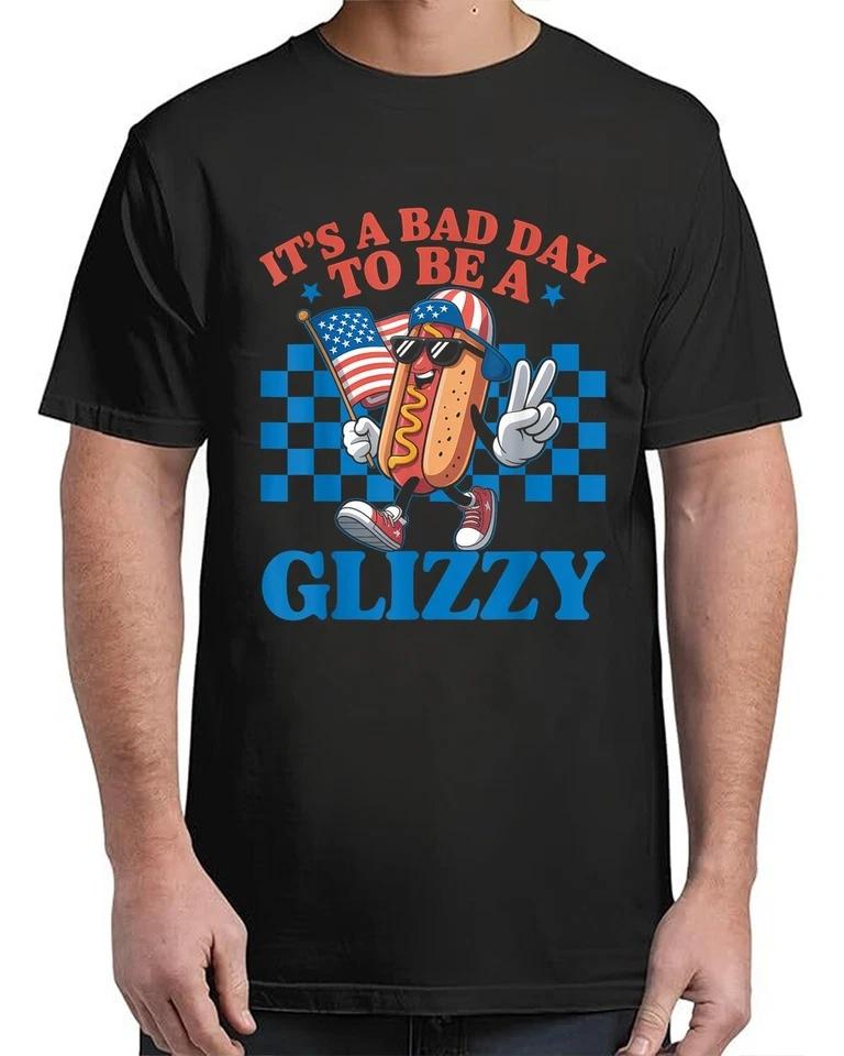 A Glizzy Funny 4th Of July Hot Dog T-Shirt