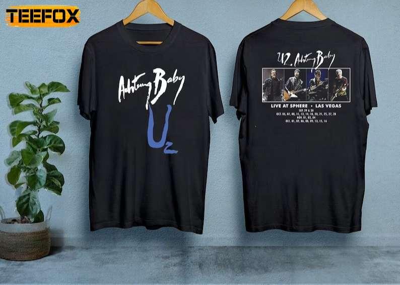 Achtung Baby Tour 2023 U2 Band Short-Sleeve T-Shirt