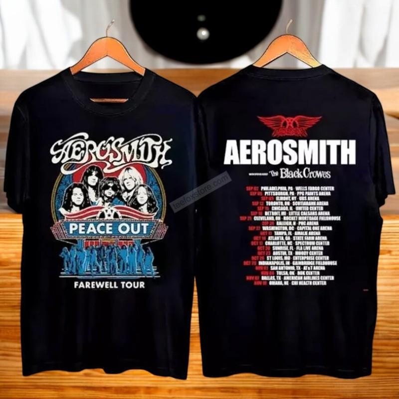 Aerosmith Peace Out Farewell Tour 2025 Shirt