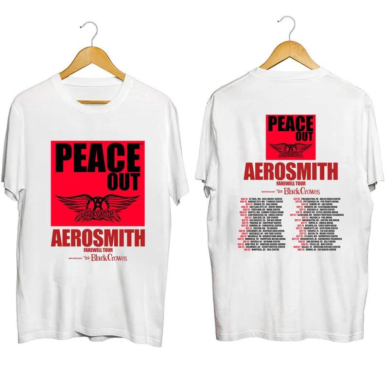 Aerosmith Peace Out Farewell Tour with The Black Crowes Tour 2023-2024 Short-Sleeve T-Shirt