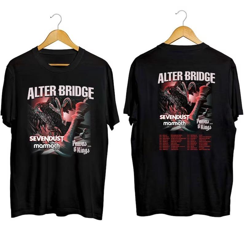 Alter Bridge Sevendust and Mammoth WVH Tour 2023 Short-Sleeve T-Shirt