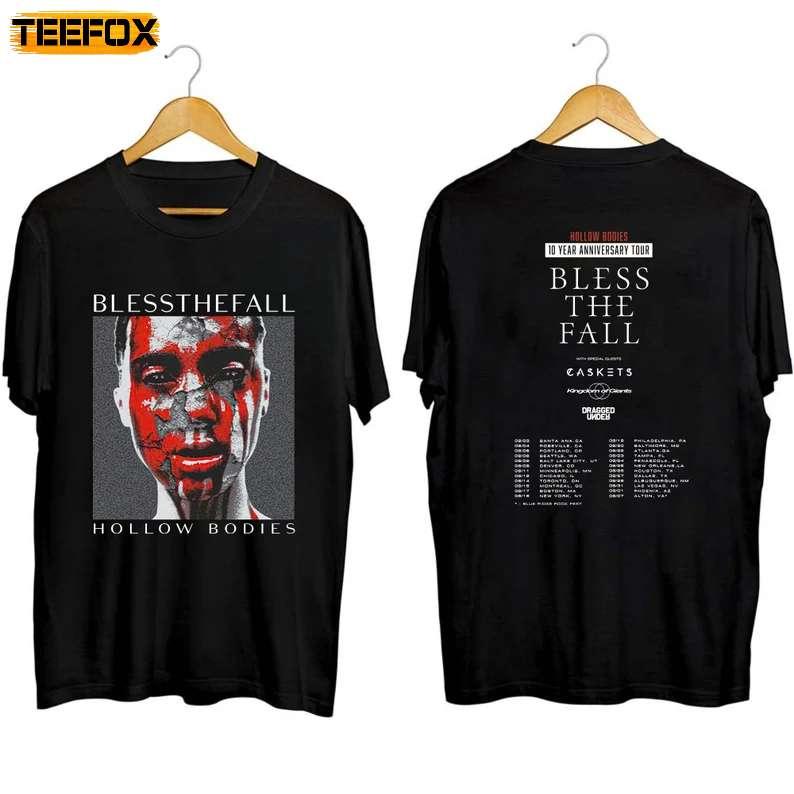 Blessthefall Hollow Bodies Tenth Anniversary Tour 2023 Concert Short-Sleeve T-Shirt