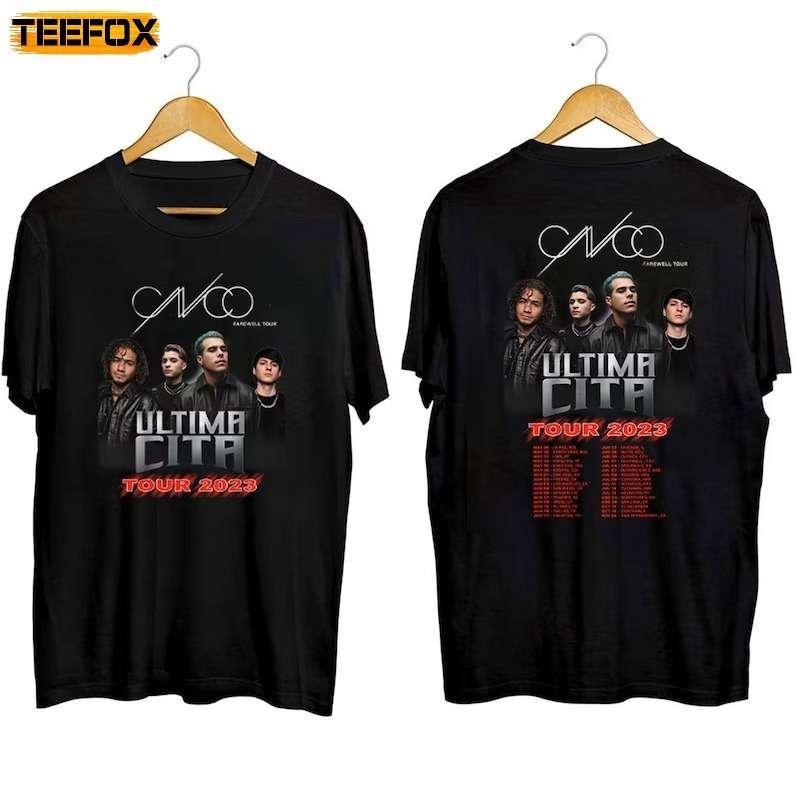 CNCO Última Cita Farewell Tour 2023 Short-Sleeve T-Shirt
