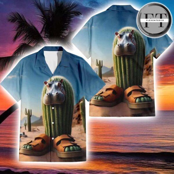 Cacto Hipopotamo Italian Brandnot Meme 2025 Summer Hawaiian Shirt