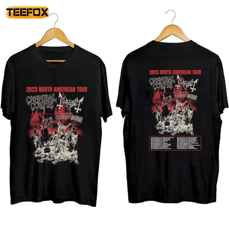 Cannibal Corpse Tour 2023 Adult Short Sleeve T-Shirt