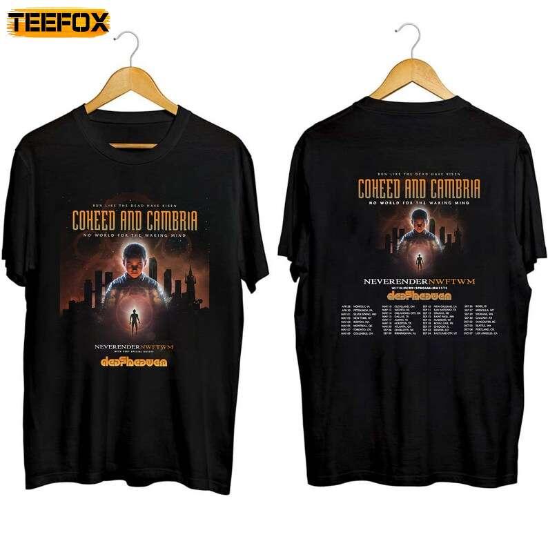 Coheed and Cambria No World For The Walking Mind Tour 2023 Short-Sleeve T-Shirt
