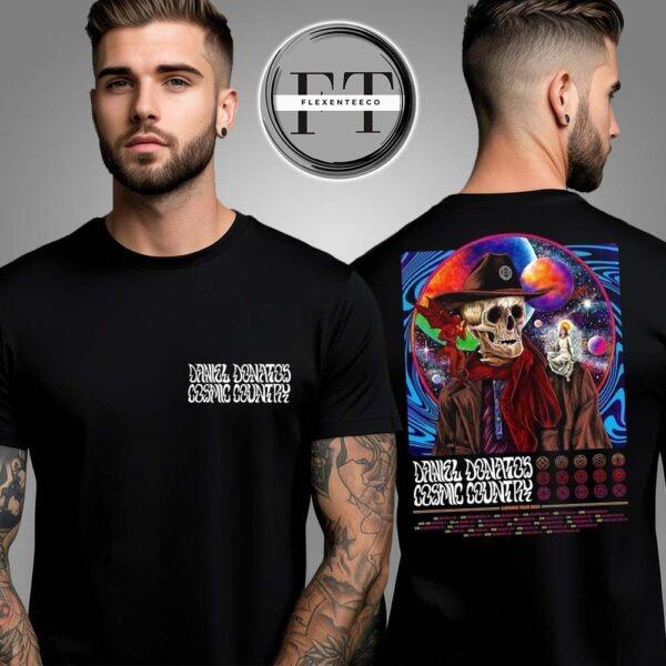 Daniel Donato’s Cosmic Country Poster Reveal Summer Tour 2025 Schedule Two Sided Unisex T-Shirt Daniel Donato’s Cosmic Country Poster Reveal Summer Tour 2025 Schedule Two Sided Unisex T-Shirt