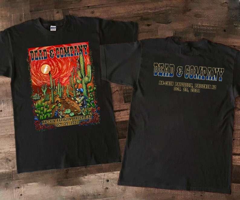 Dead and Company AK CHIN Pavilion Phoenix AZ October 25 2021 Rock Band T-Shirt