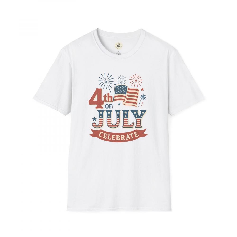 Fourth of July Celebrate Fireworks T-Shirt, Independence Day Fourth of July Celebrate Fireworks T-Shirt, Independence Day