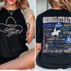 George Strait Country Music Retro Western T-Shirt