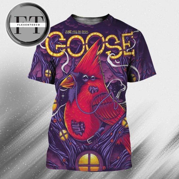 Goose The Band At Jacobs Pavilion In Cleveland OH On June 19-20 2025 All Over Print Shirt Goose The Band At Jacobs Pavilion In Cleveland OH On June 19-20 2025 All Over Print Shirt