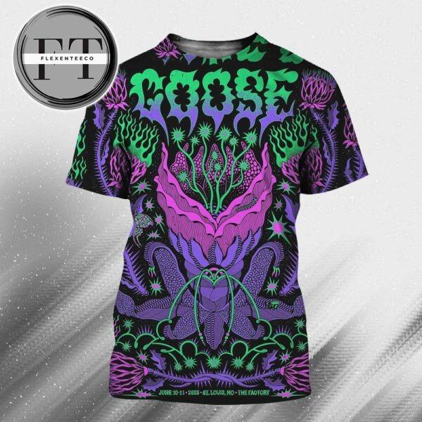Goose The Band At The Fatory In St. Louis MO On 10-11 2025 Art By Amy Jean All Over Print Shirt