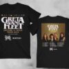 Greta Van Fleet Dreams In Gold Tour Unisex T-Shirt Merch