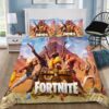 Housse De Couette Battle Royale Fortnite Gamer Tous Les Personnages 01 Parure de lit Ensemble De Literie