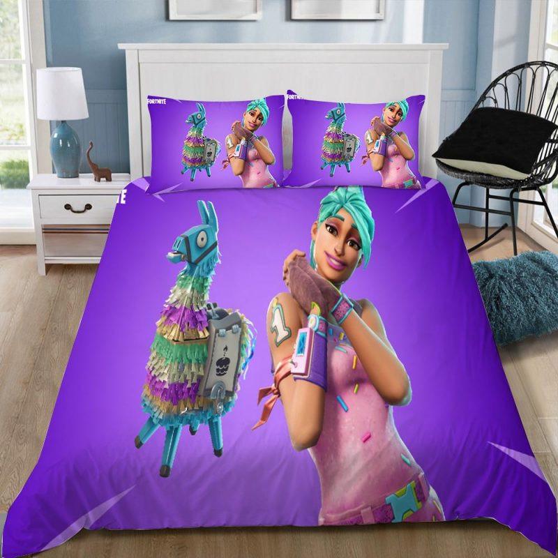 Housse De Couette Battle Royalefortnite Gamer 7 Parure de lit Ensemble De Literie
