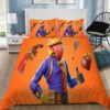Housse De Couette Bœuf Boss Fortnite Gamer Parure de lit Ensemble De Literie