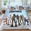 Housse De Couette Ciel Fortnite Joueur Parure de lit Ensemble De Literie