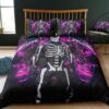 Housse De Couette Crâne Trooper Fortnite Gamer Parure de lit Ensemble De Literie