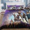 Housse De Couette Défense Fortnite Gamer Personnages Parure de lit Ensemble De Literie