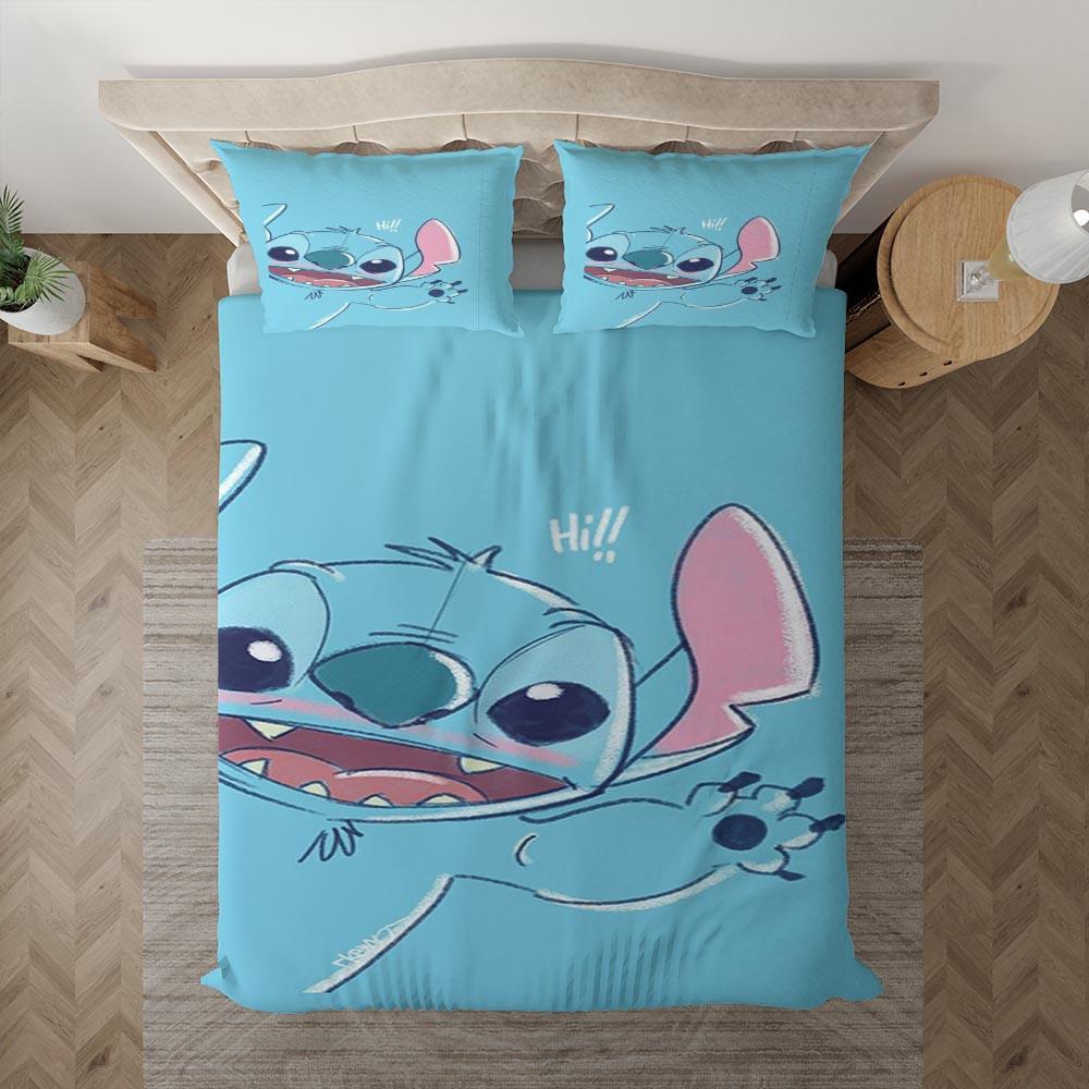 Housse De Couette Disney Lilo Et Stitch Parure de lit Ensemble De Literie