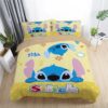 Housse De Couette Disney Stitch 222 Parure de lit Ensemble De Literie