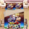 Housse De Couette Dragon Ball Son Goku Vegeta 02 Parure de lit Ensemble De Literie