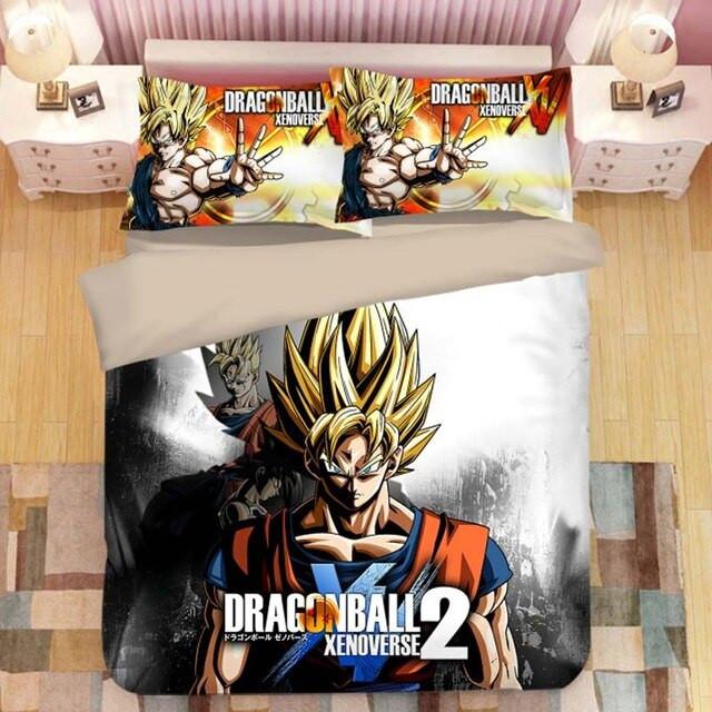 Housse De Couette Dragon Ball Son Goku Vegeta 17 Parure de lit Ensemble De Literie Housse De Couette Dragon Ball Son Goku Vegeta 17 Parure de lit Ensemble De Literie