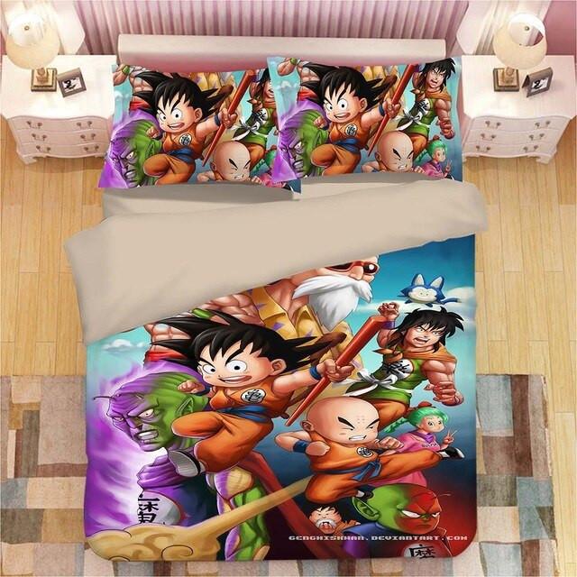 Housse De Couette Dragon Ball Z 16 Parure de lit Ensemble De Literie Housse De Couette Dragon Ball Z 16 Parure de lit Ensemble De Literie
